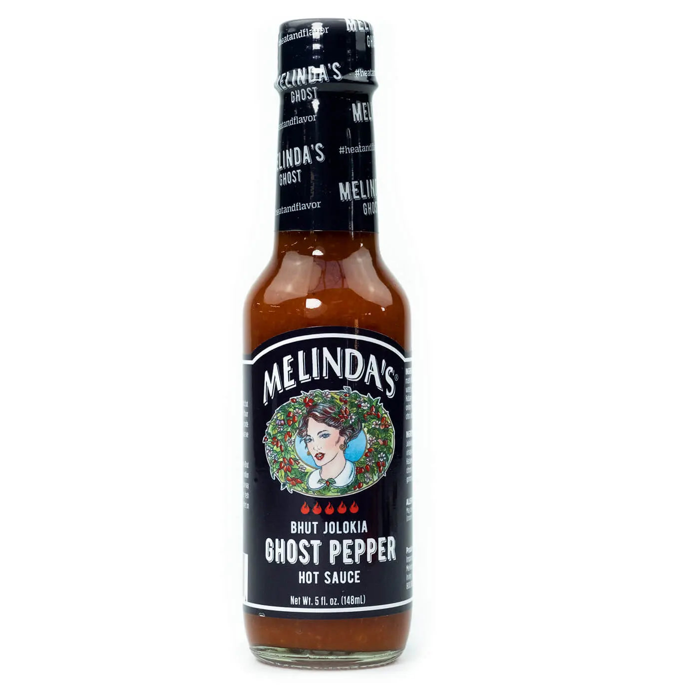 Melinda’s Ghost Pepper je ekstremno pekoča omaka z Bhut Jolokia čilijem, izdelana za izkušene ljubitelje pekoče hrane, s svežimi sestavinami in globokim okusom.