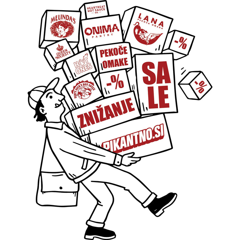 Znižane, izbrane čili pekoče omake različnih proizvajalcev.