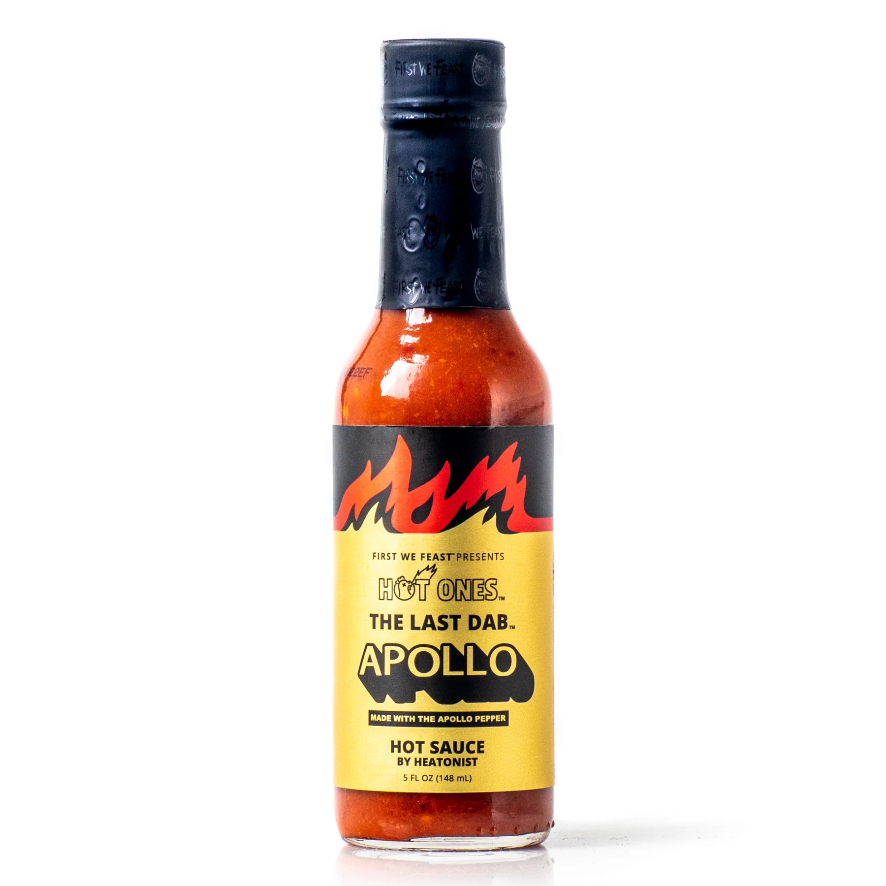 Hot Ones The Last Dab Apollo je ekstremna pekoča omaka narejena iz Apollo čilijev, namenjena samo izkušenim.