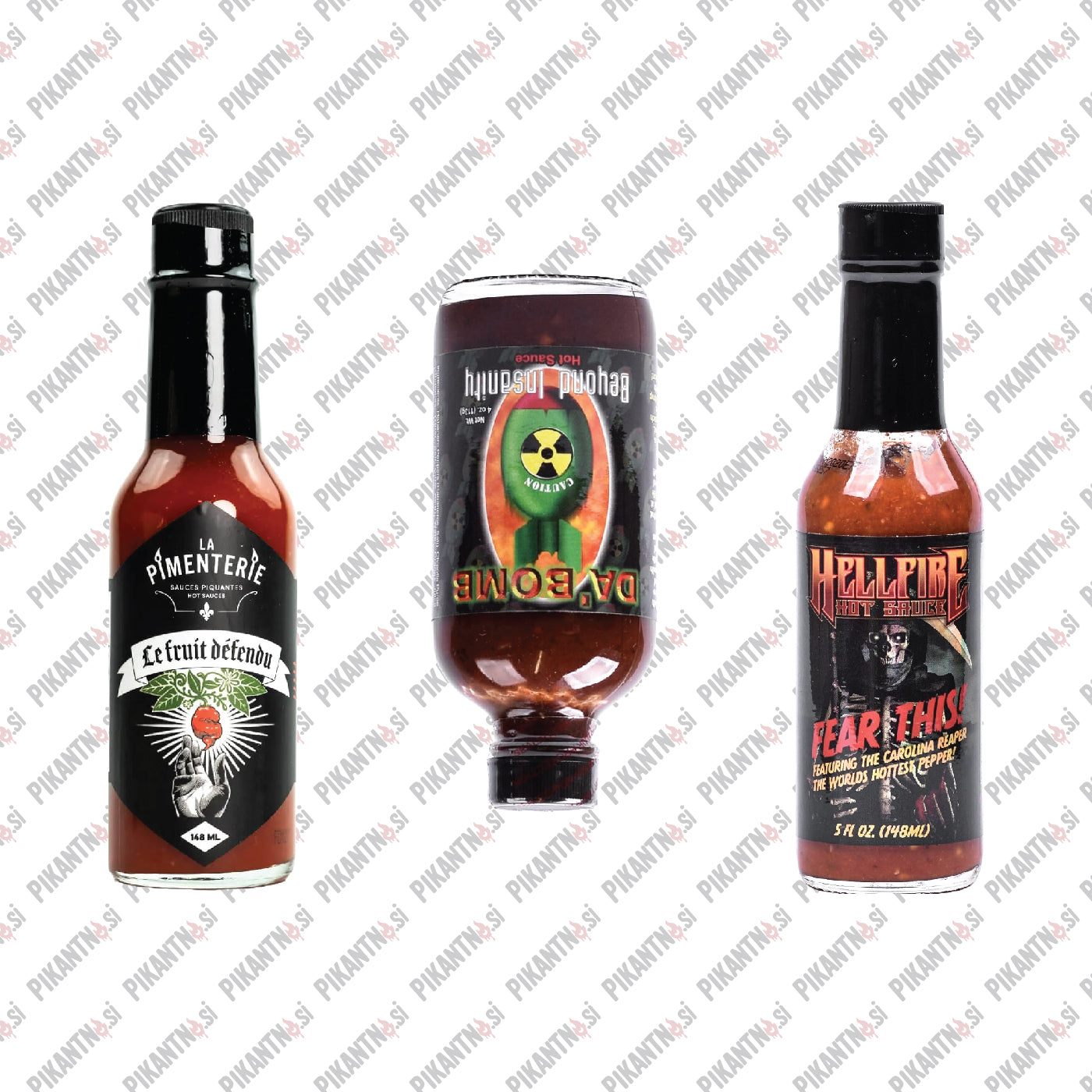 Komplet ekstremno pekočih omak