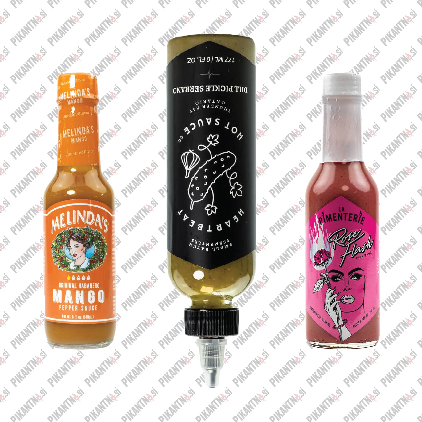 Komplet kanček pekočih omak