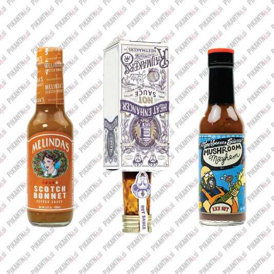 Komplet zelo pekočih omak